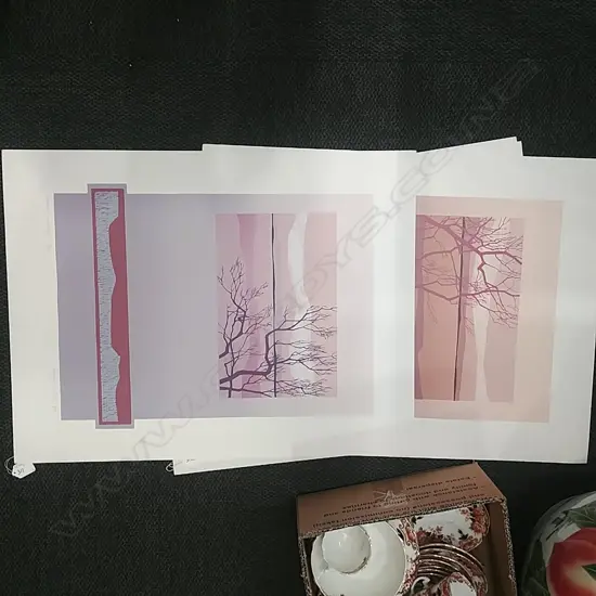 2 NUMBERED PRINTS BY SARAH DE MAY