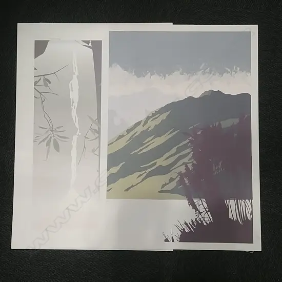 4 NUMBERED PRINTS BY P HEALING