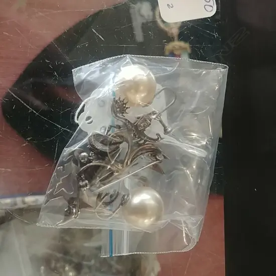 SILVER & MARCASITE & COSTUME PEARL JEWELLERY (PS)