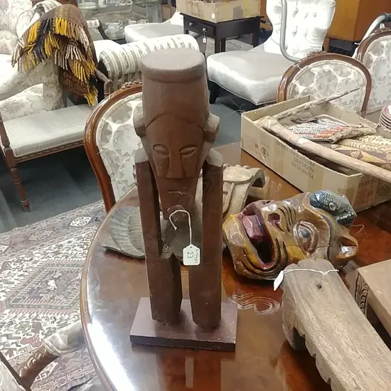 PACIFIC ISLAND CARVED FIGURE