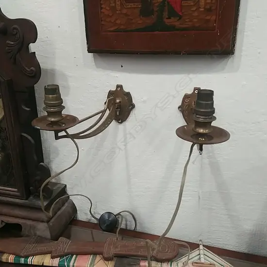 PR GILT WALL SCONCES 