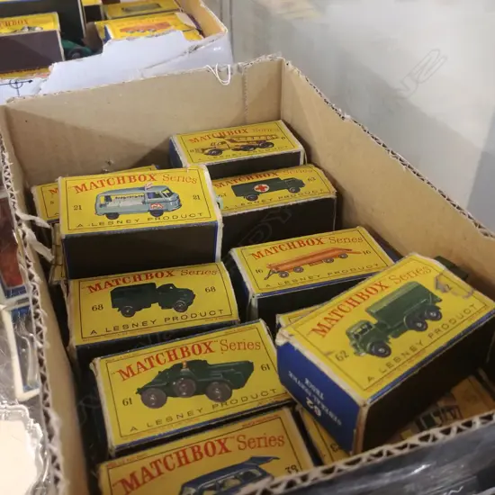 12 MATCHBOX SERIES BOXED TOY VEHICLES