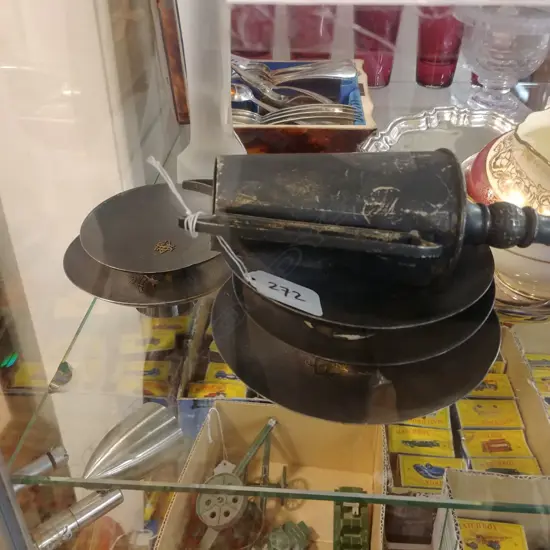 6 VINTAGE JAPANESE SILVER GOLFING TROPHIES