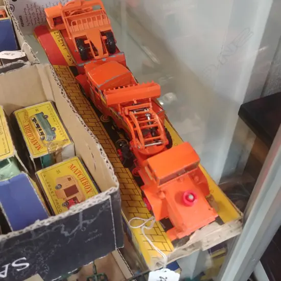 3 DINKY EARTHMOVERS & PAVEMENT