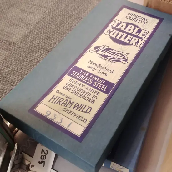 2  SETS  OF BOXED KNIVES 