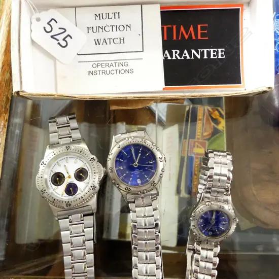 3 MEN'S WATCHES 