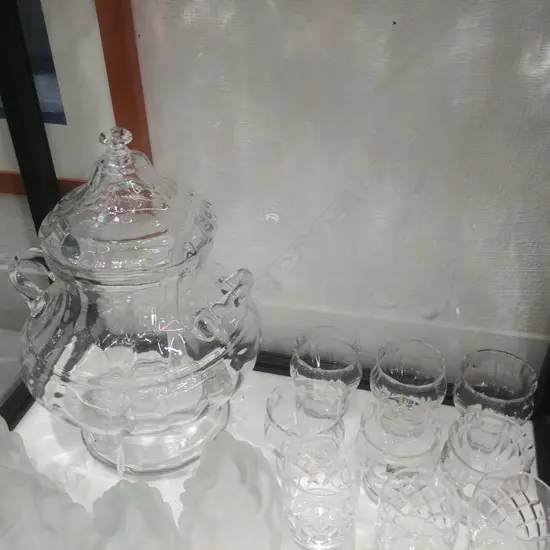 VINTAGE WMF PUNCH SET WITH O/LABEL