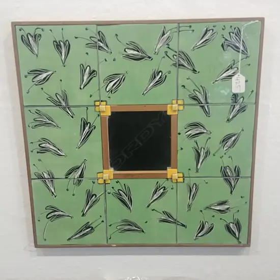 TILED FRAME MIRROR BY JEANNIE VAN DER PUTTEN