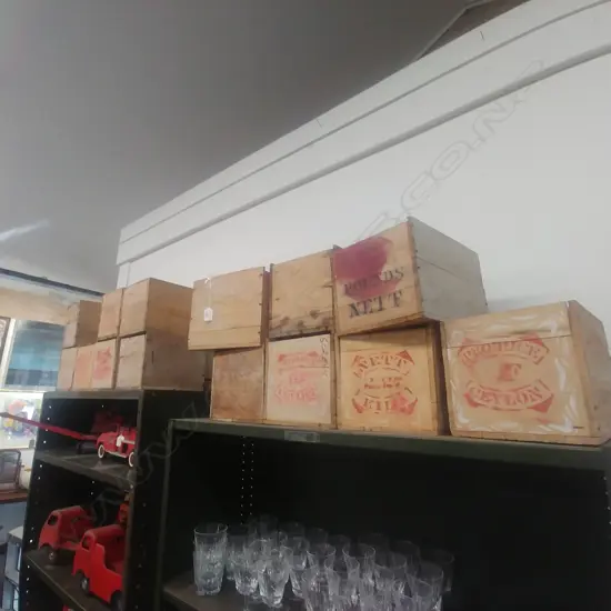 ASST WOODEN TEA BOXES