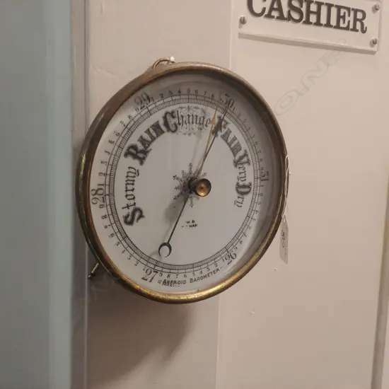 BRASS BAROMETER
