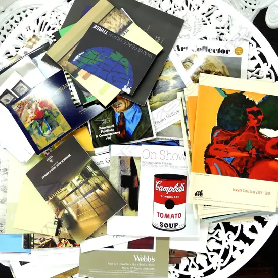 Including auction catalogues from Webb's