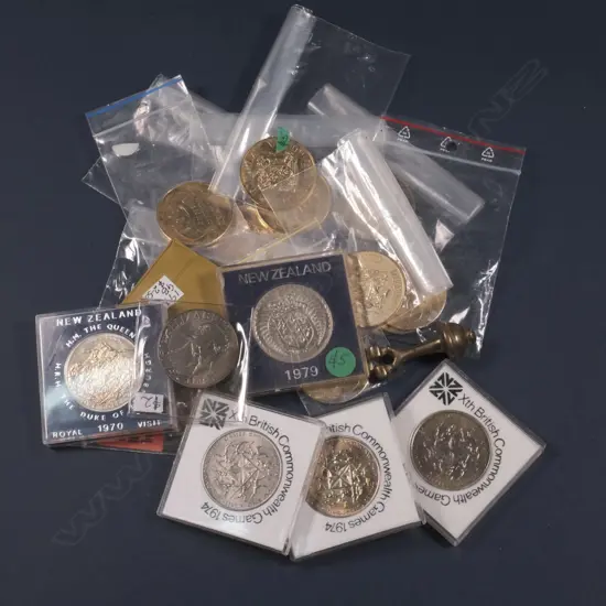 BOX OF NZ AND ENGLISH CENTENNIAL COINS