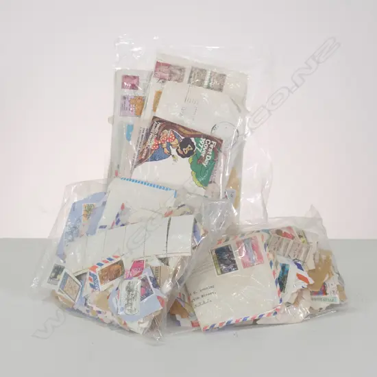 COLLECTION OF INTERNATIONAL STAMPS (ON ENVELOPES) & 1st DAY COVERS