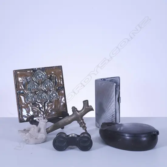 VICTORIAN TILE, KEG TAP, OPERA GLASSES ETC