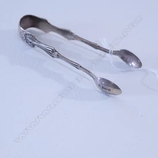 PR SILVER SUGAR TONGS