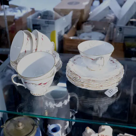 SIX ROYAL DOULTON STRASBOURG TRIOS 