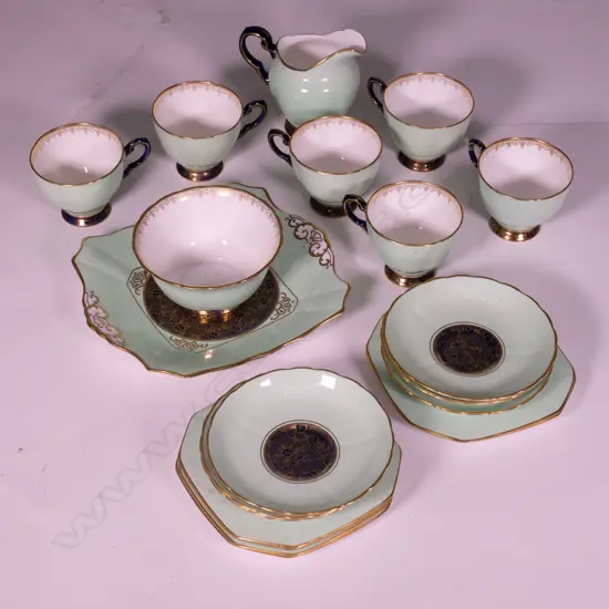 A TUSCAN 6PC TEA SET