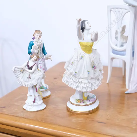 3 PORCELAIN FIGURINES