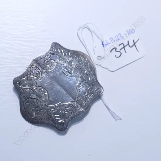 SILVER BUCKLE BIRMINGHAM 1910