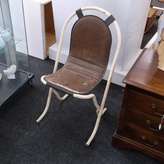 LEATHER RETRO SLING CHAIR - SEBEL STYLE