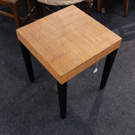 CHINESE WOODEN SIDE TABLE W. 480MM H. 570MM D. 480MM