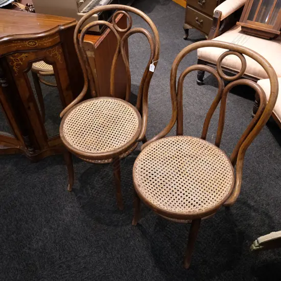PR BENTWOOD SIDE CHAIRS