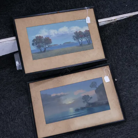 MCLAY OIL ON CARD COASTAL SCENE COROMANDEL AREA ?