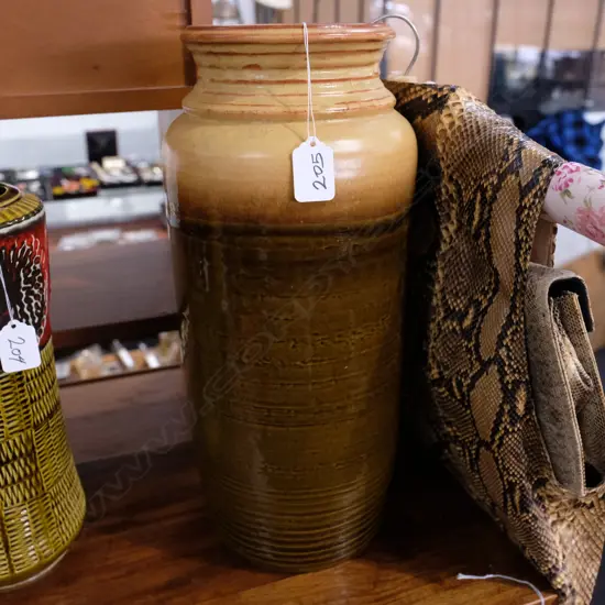 GERMAN 'BAY' FLOOR VASE 400 X 170MM