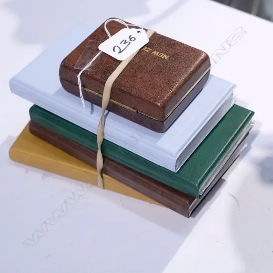 4 NZ PROOF COIN SETS & 1 $1