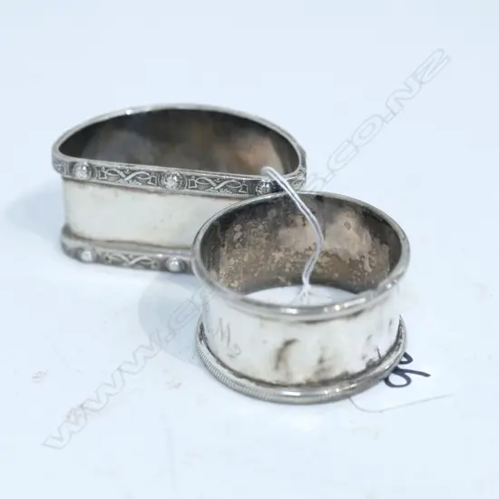 2 S/S NAPKIN RINGS 52GMS