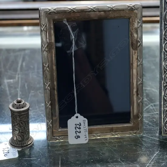 S/S RECTANGULAR PHOTO FRAME H. 160MM