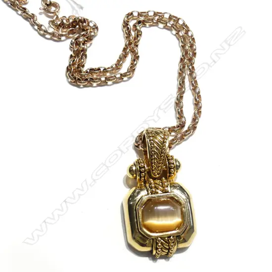 9CT ROSE GOLD CHAIN 9gm AND A PENDANT