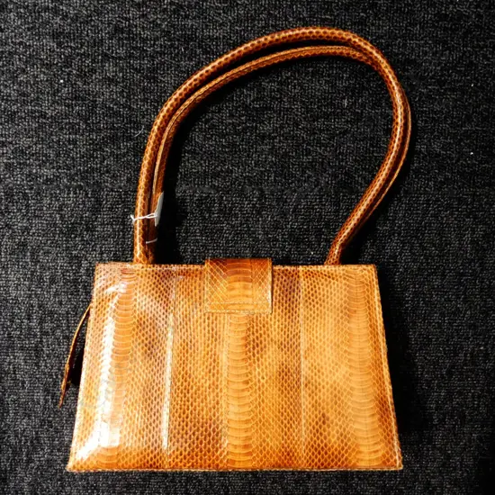 CROCODILE SKIN HANDBAG
