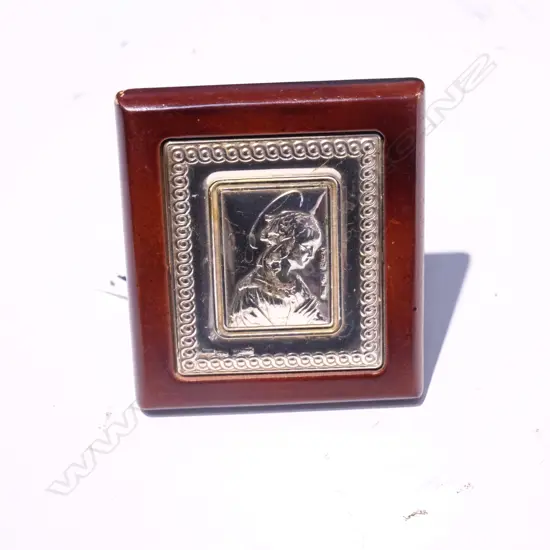 SILVER RELIGIOUS PLAQUE