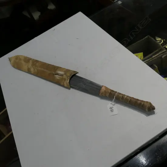 AFRICAN HIDE / STEEL BUSH KNIFE