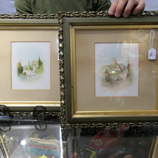 PR VICT CHROMOLITHOS - OVINGHAM & CORBRIDGE, IN PERIOD FRAMES 380 x 380mm OVERALL