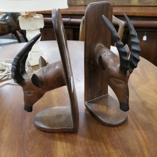 PR SPRINGBOK BOOKENDS. H.300mm