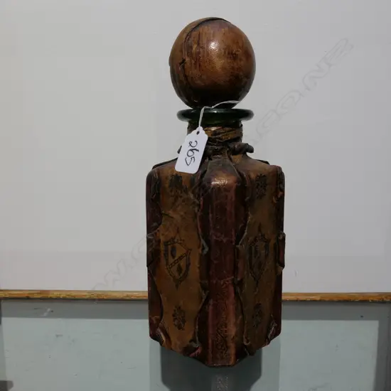LEATHER BOUND DECANTER