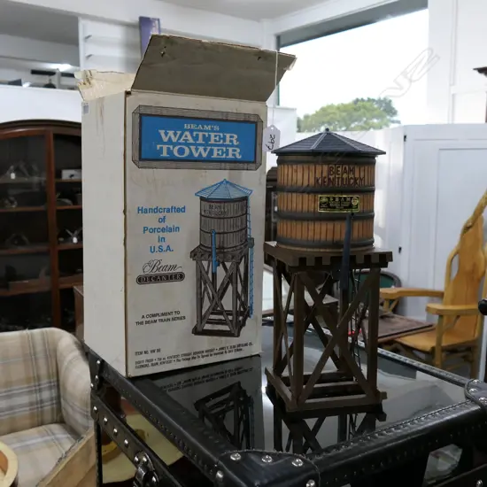 JIM BEAM WATER TOWER DECANTER