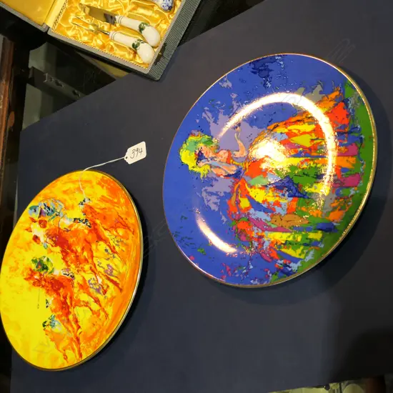 2 R/DOULTON LE ROY NEIMAN PLATES DIA 260 MM