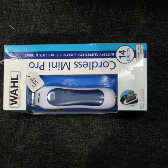 WAHL CORDLESS MINI PRO HAIR CLIPPERS BOXED