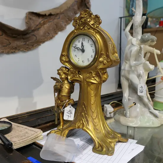 ART NOUVEAU MANTEL CLOCK
