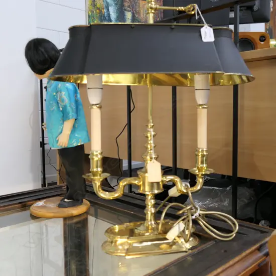 BRASS TABLE LAMP H 620