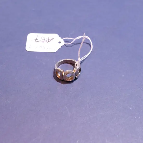 MODERN SILVER 'GOD' RING