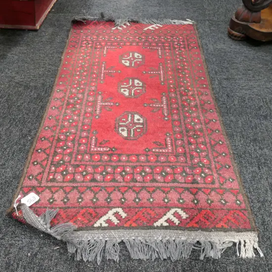 SM HANDKNOTTED PERSIAN RUG 860 X 500MM