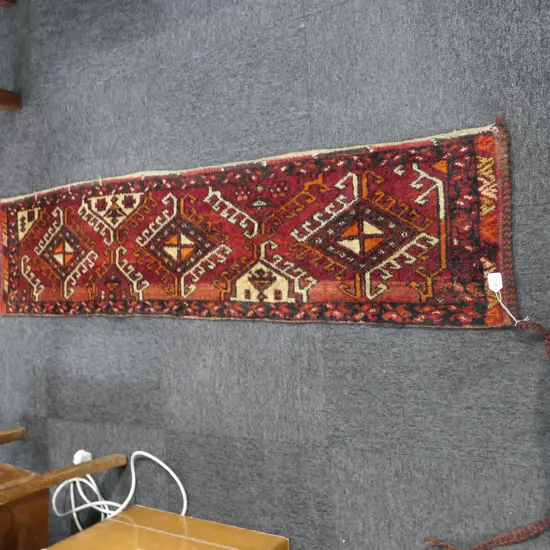 HAND KNOTTED PERSIAN TENT BANNER