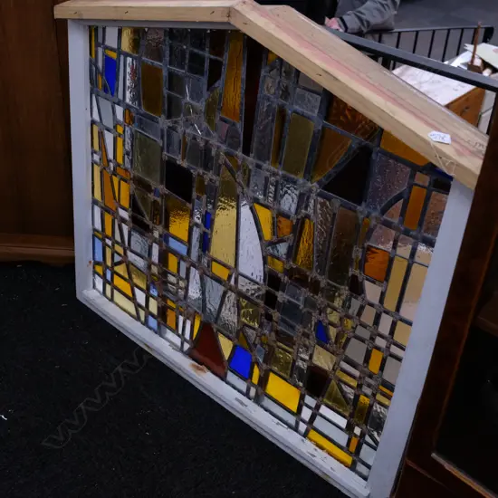 STAINED GLASS WINDOW EX ST. HELIERS HOUSE