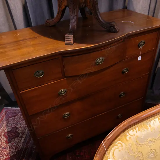 MAHOGANY SCOTCH CHEST W.1215 x H.1160mm