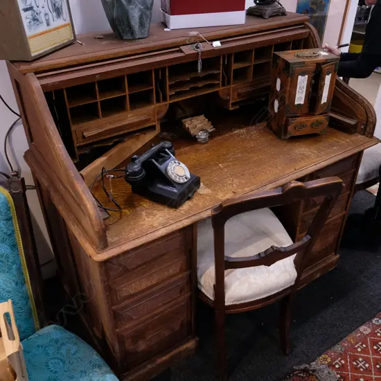 CUTLER ROLL-TOP DESK