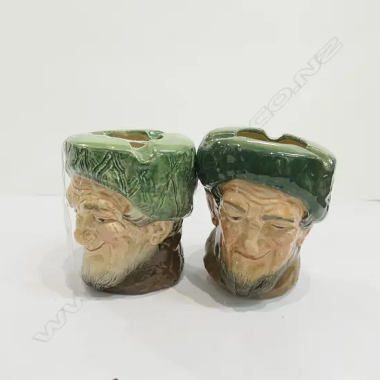 2 R/D CHARACTER ASHTRAYS